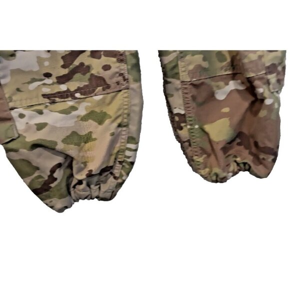 Army Camo Button Fly Cargo Pants Womens Medium Short 31-35 Waist Mosquito Shield - Picture 3 of 10